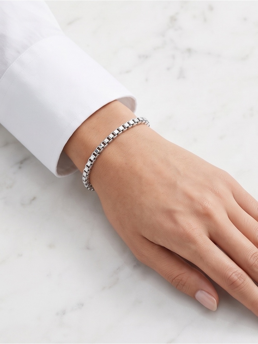 Tiffany & Co. silver Venetian Bracelrt - Picture 3 of 6